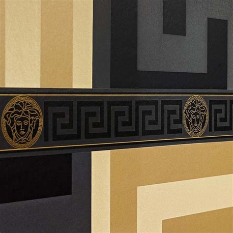 versace greek key wallpaper|black greek key wallpaper.